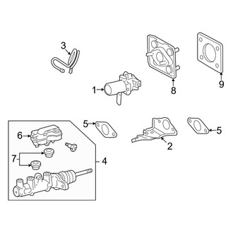 Lexus OE - Components on Cowl