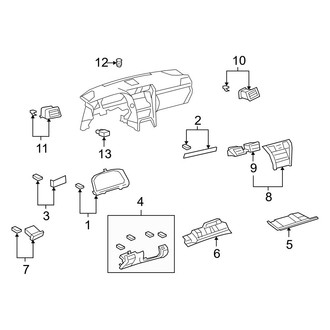 Lexus OE - Instrument Panel Components