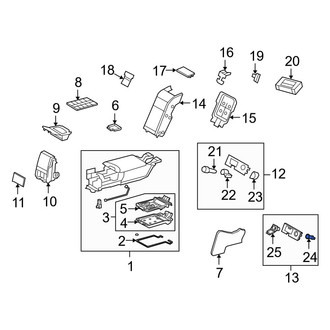 Lexus OE - Rear 12 Volt Accessory Power Outlet
