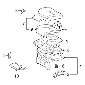 Lexus OE - Rear Seat Cushion Clip