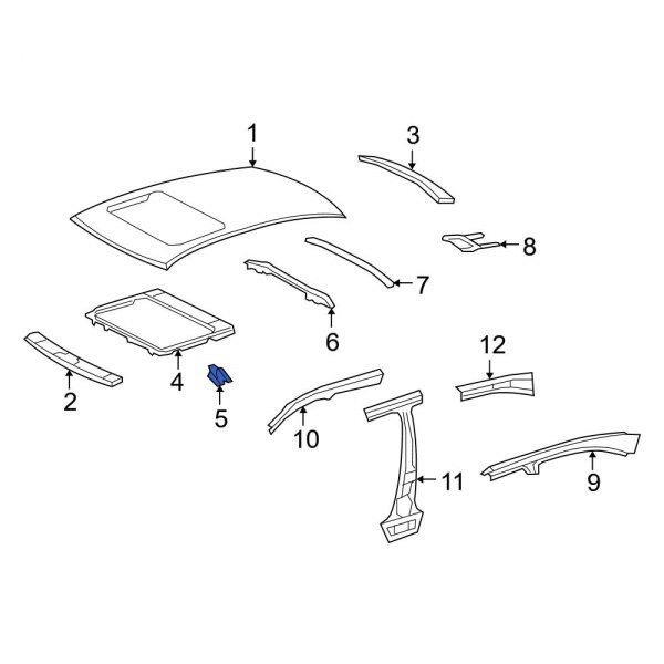 Sunroof Reinforcement Bracket