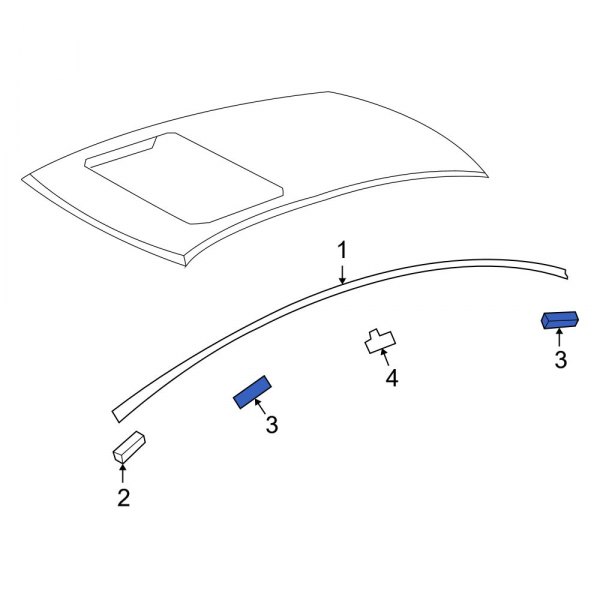 Roof Drip Molding Clip