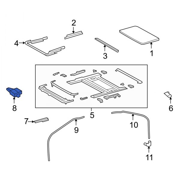 Sunroof Motor