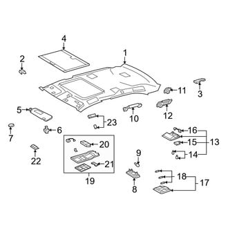 Lexus OE - Roof - Interior Trim