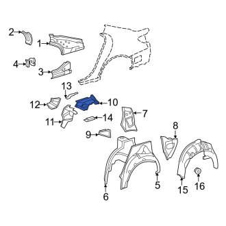 Lexus Ls Oem Quarter Panels & Parts 