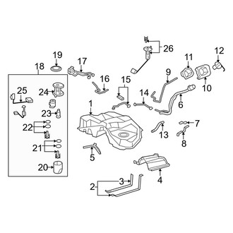 Lexus OE - Fuel System Components (L)
