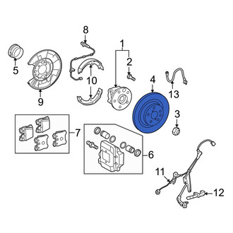 Lexus OE - Rear Right Disc Brake Rotor