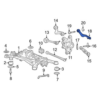 Lexus OE - Rear Right Suspension Track Bar