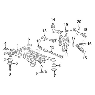 Lexus OE - Rear Suspension - Suspension Components