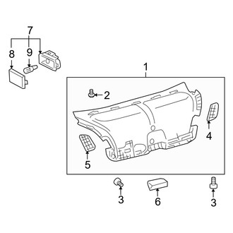Lexus OE - Trunk Lid - Interior Trim