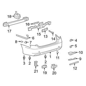 Lexus OE - Rear Bumper - Bumper & Components