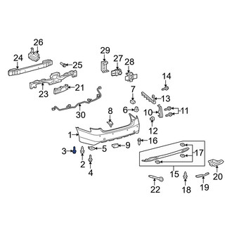 Lexus OE - Running Board Screw