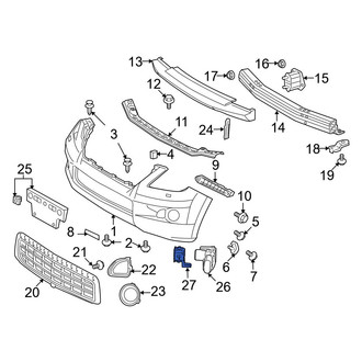 Lexus OE - Rear Outer Parking Aid Sensor Housing