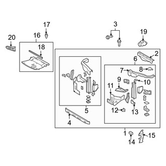 Lexus OE - Radiator Support