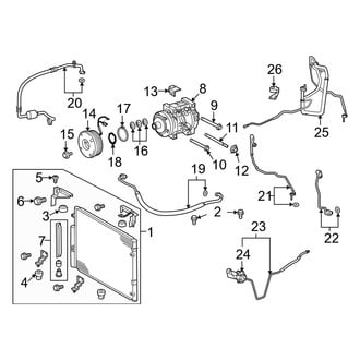 Lexus OE - A/C Compressor Clutch Coil C-Clip