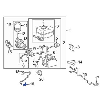 Lexus OE - Front Left ABS Wheel Speed Sensor