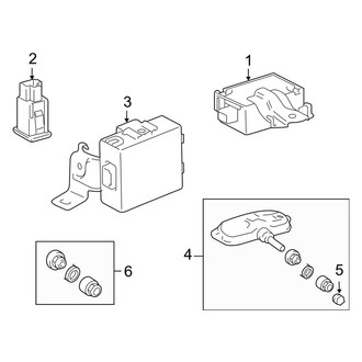 Lexus OE - Electrical - Tire Pressure Monitor Components
