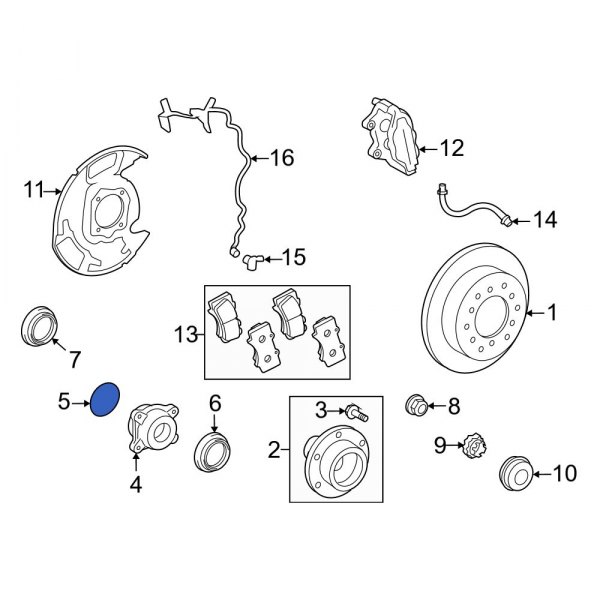 Wheel Bearing O-Ring