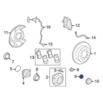 Lexus OE - Inner CV Joint Nut