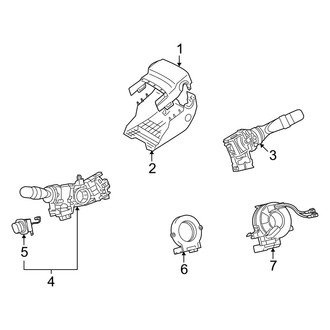 Lexus OE - Steering Column - Shroud, Switches & Levers