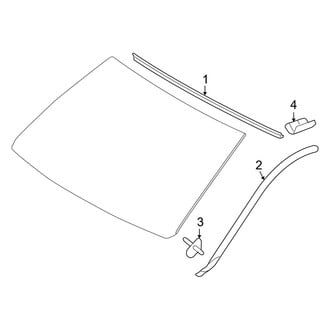 Lexus OE - Windshield - Reveal Moldings
