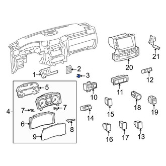 Lexus OE - Instrument Panel Cover