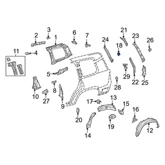Lexus OE - Fuel Tank Bracket