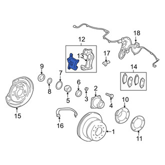 Lexus OE - Rear Right Disc Brake Caliper