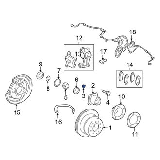 Lexus OE - Inner CV Joint Nut