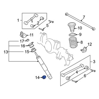 Lexus OE - Rear Suspension Shock Absorber Bushing