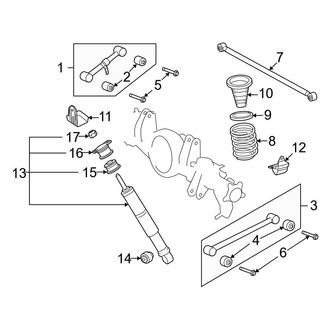 Lexus OE - Rear Suspension - Suspension Components