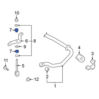 Lexus OE - Rear Suspension Stabilizer Bar Link Bushing