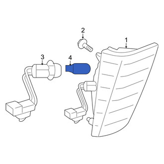 Lexus OE - Rear Back Up Light Bulb