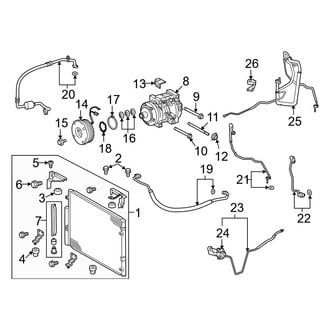 Lexus OE - A/C Compressor Clutch Coil C-Clip