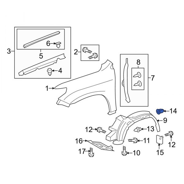 Fender Liner Grommet