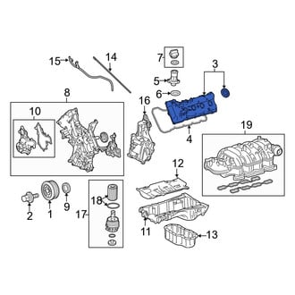 Lexus OE - Right Engine Valve Cover