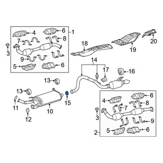 Lexus OE - Exhaust Pipe Flange Gasket
