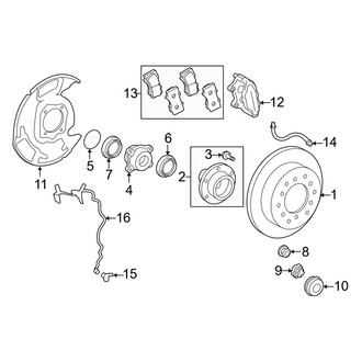 Lexus OE - Front Suspension - Brake Components