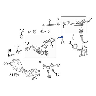 Lexus OE - Rear Suspension Control Arm Bolt