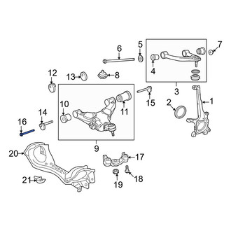 Lexus OE - Rear Suspension Control Arm Bolt