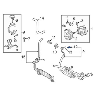 Lexus OE - Front Power Steering Pressure Switch