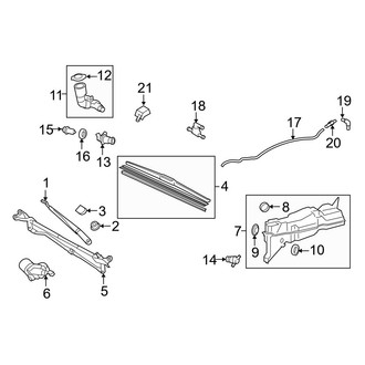 Lexus OE - Windshield - Wiper & Washer Components