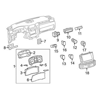 Lexus OE - Instrument Panel - Cluster & Switches