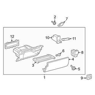 Lexus OE - Instrument Panel - Glove Box