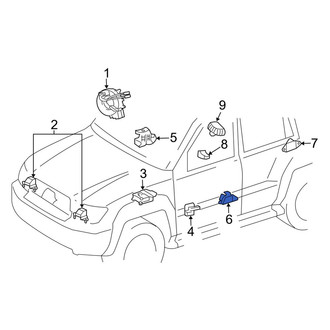 Lexus OE - Center Air Bag Impact Sensor