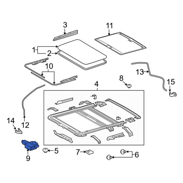 Sunroof Motor