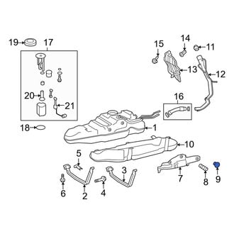 Lexus OE - Fuel Tank Shield Clip