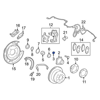 Lexus OE - Inner CV Joint Nut