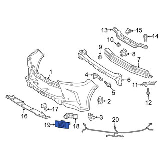 Lexus OE - Rear Parking Aid Sensor Housing