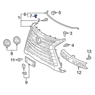 Lexus OE - Hood Seal Clip